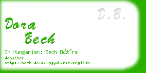 dora bech business card